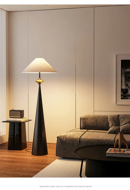 Radientia Wabi-Sabi Minimalist Floor Lamp – Japanese Designer Style Floor Lamp