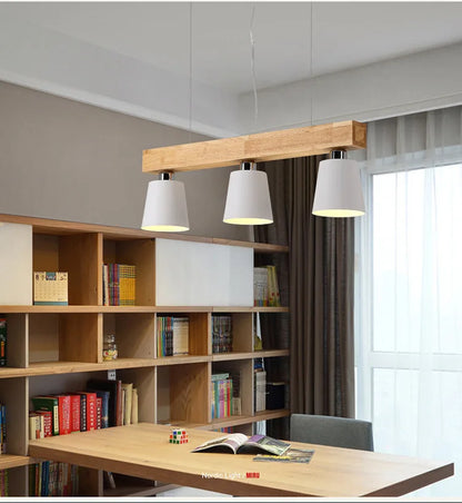 Radientia Nordic Solid Wood Pendant Light – Japanese Minimalist Design