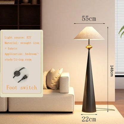 Radientia Wabi-Sabi Minimalist Floor Lamp – Japanese Designer Style Floor Lamp
