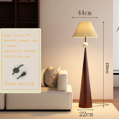 Radientia Wabi-Sabi Minimalist Floor Lamp – Japanese Designer Style Floor Lamp